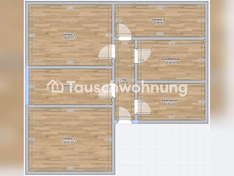 Tauschwohnung: 95 m² Wohnung in Berlin Spandau EG, 1.000€ Warm — photo 1